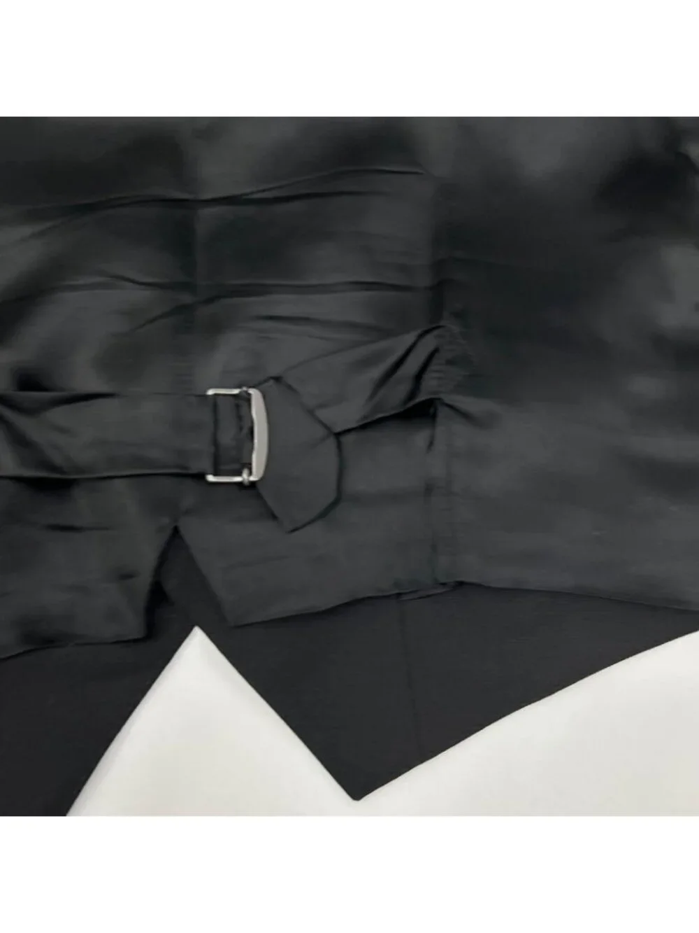 Gucci Black Mohair Wool Tuxedo Gilet Vest